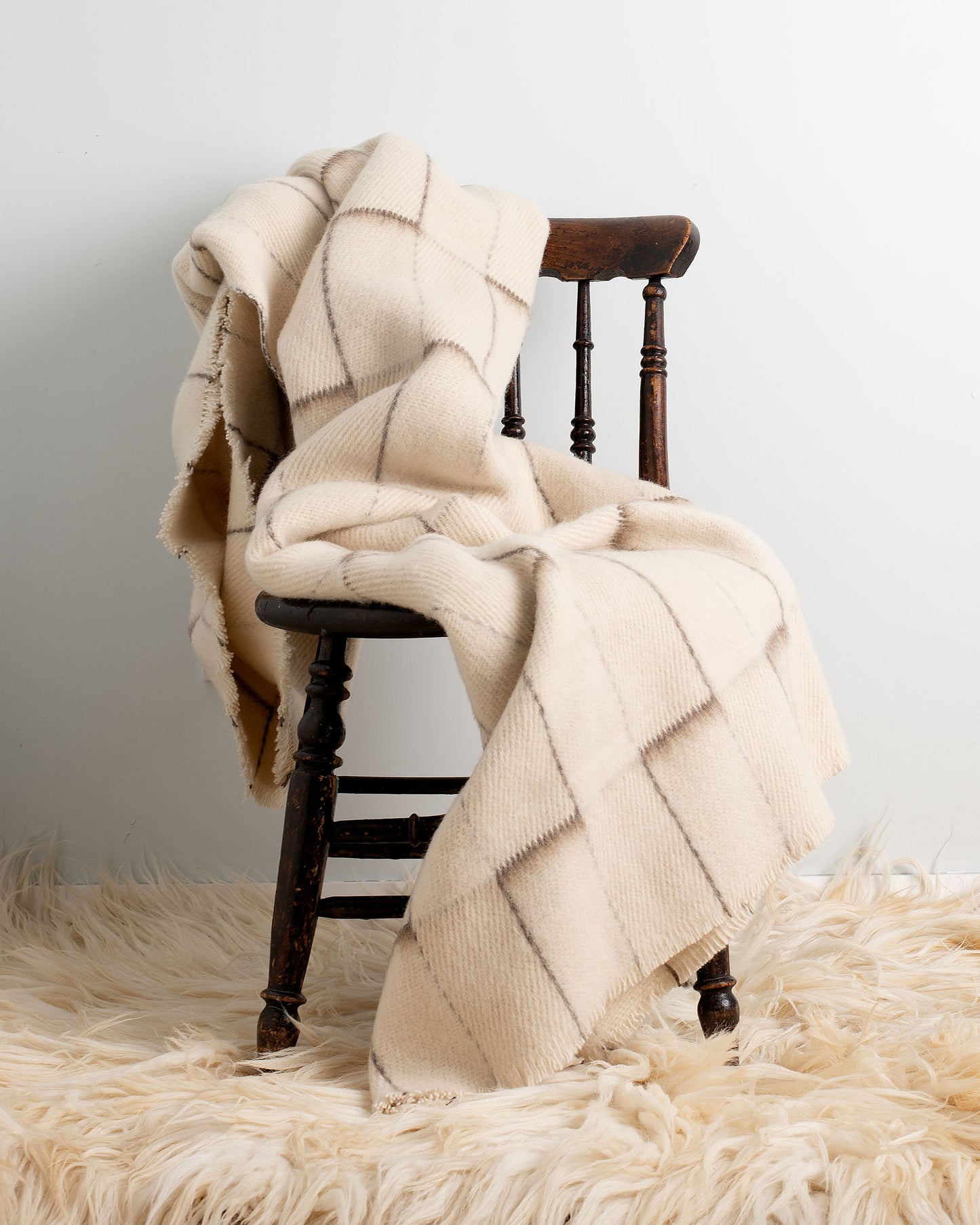 100% Wool Heavyweight Blanket Throw