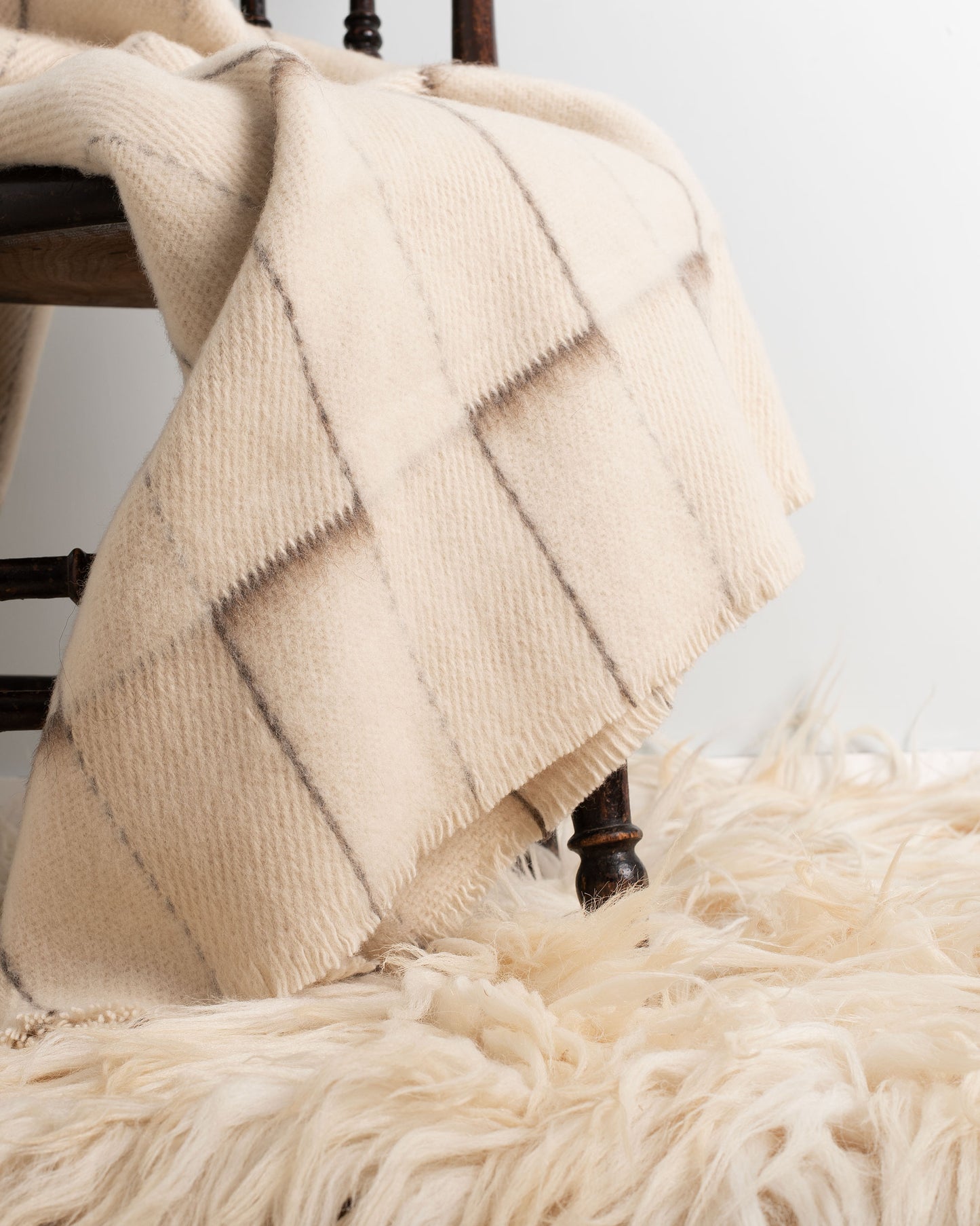 100% Wool Heavyweight Blanket Throw