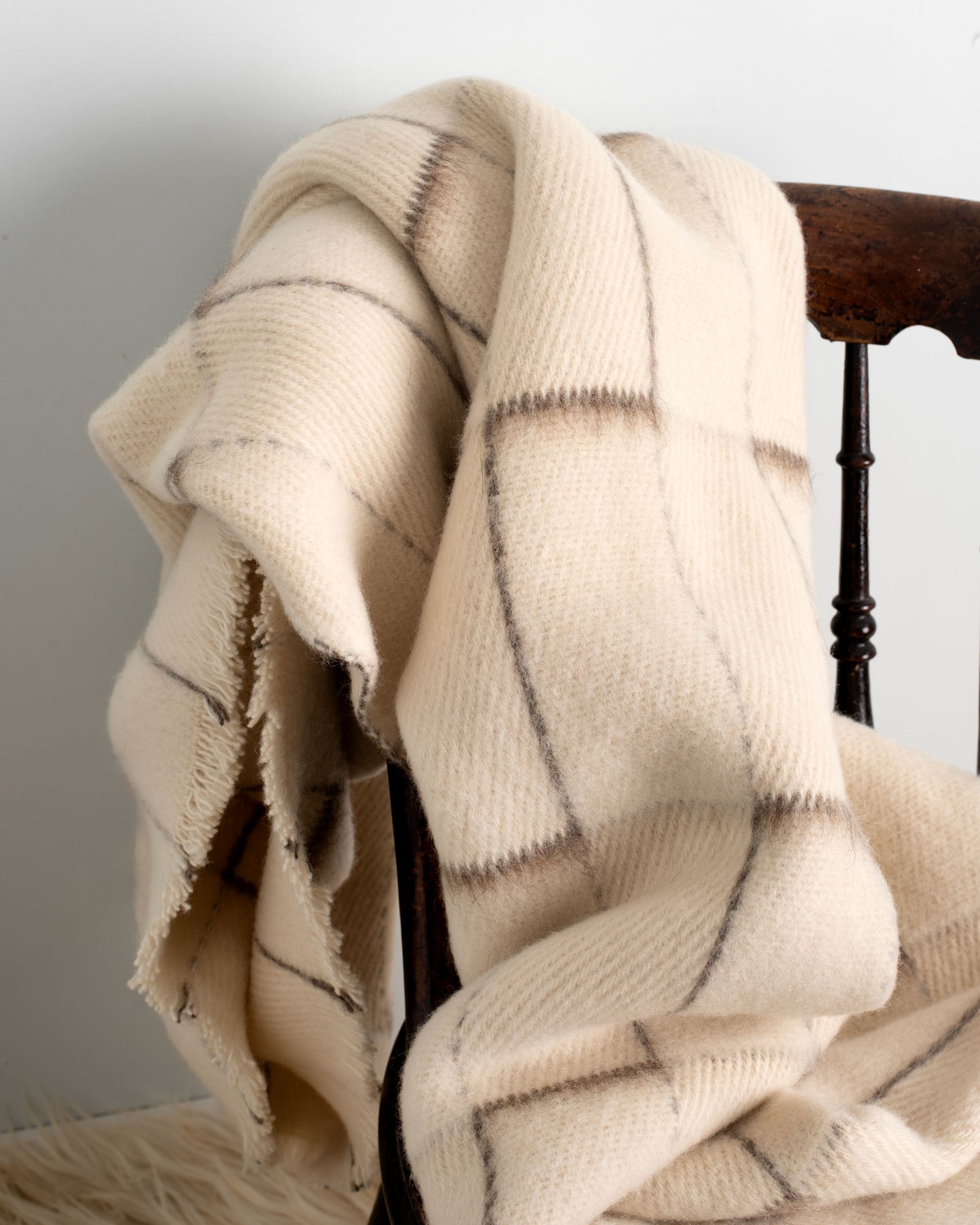 100% Wool Heavyweight Blanket Throw