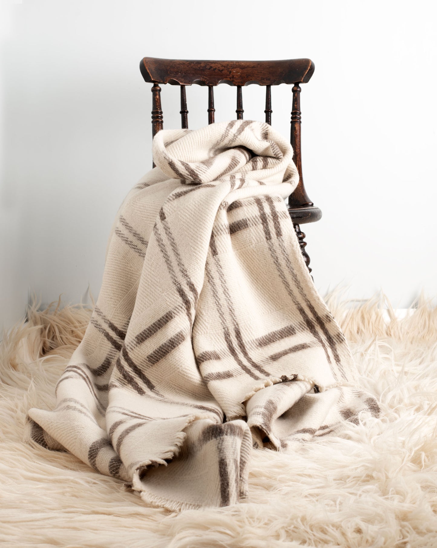 100% Wool Blanket Throw