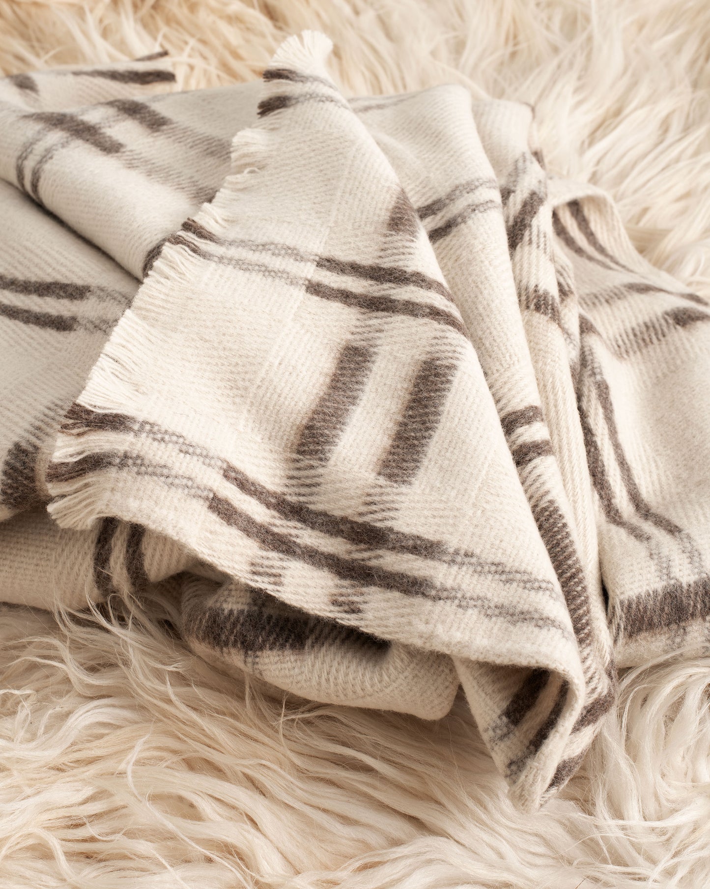 100% Wool Blanket Throw