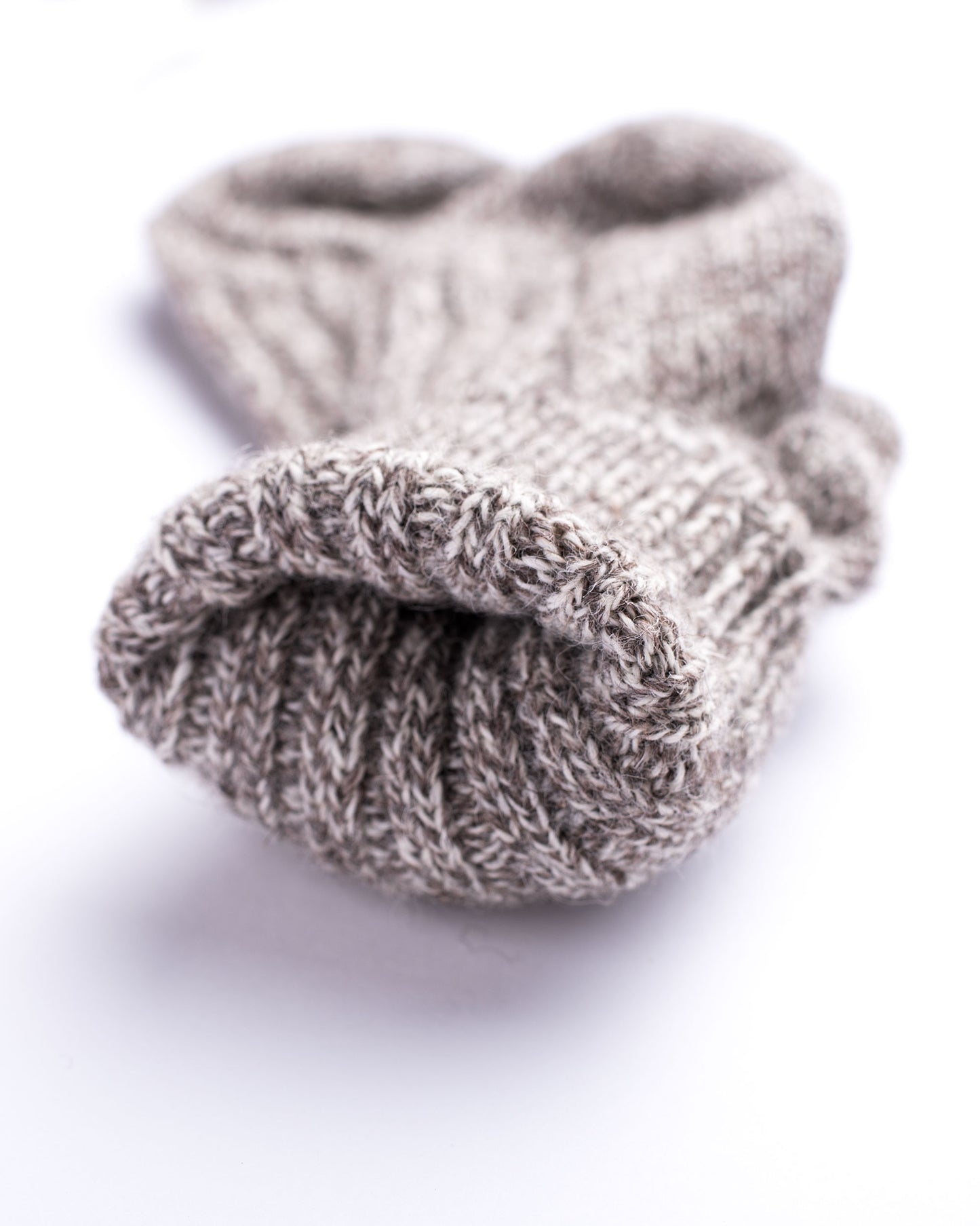 100% Wool Irish Aran Socks | Natural Mix
