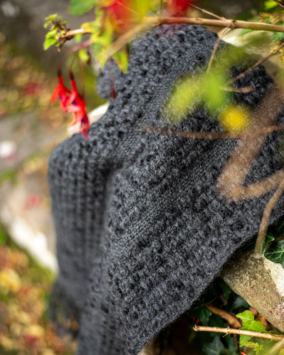 Merino & Alpaca Bouclé Scarf