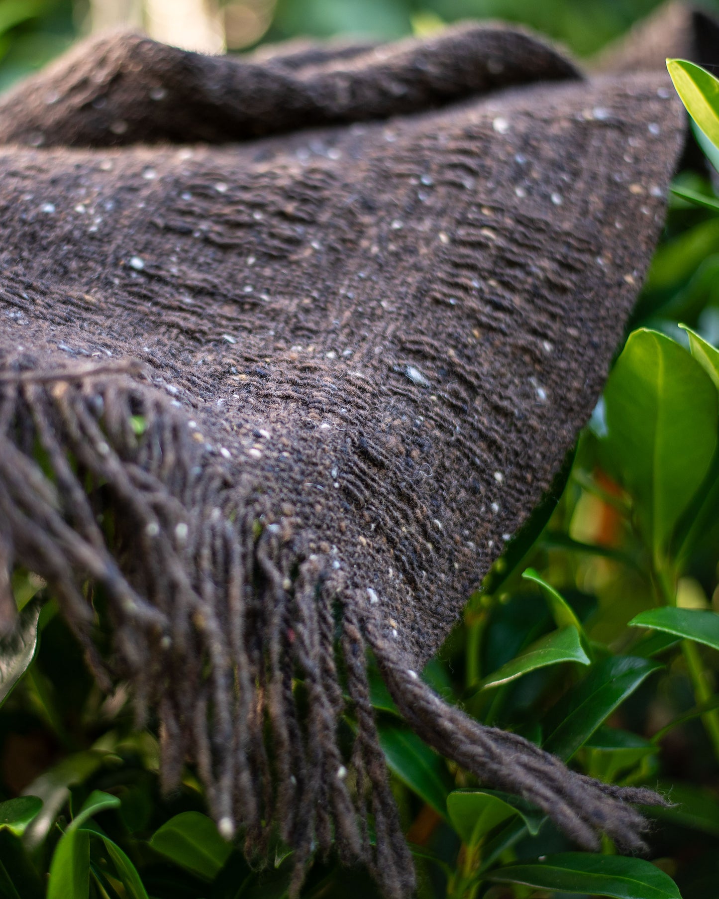 Handwoven Wool Scarf - Donegal Merino Tweed