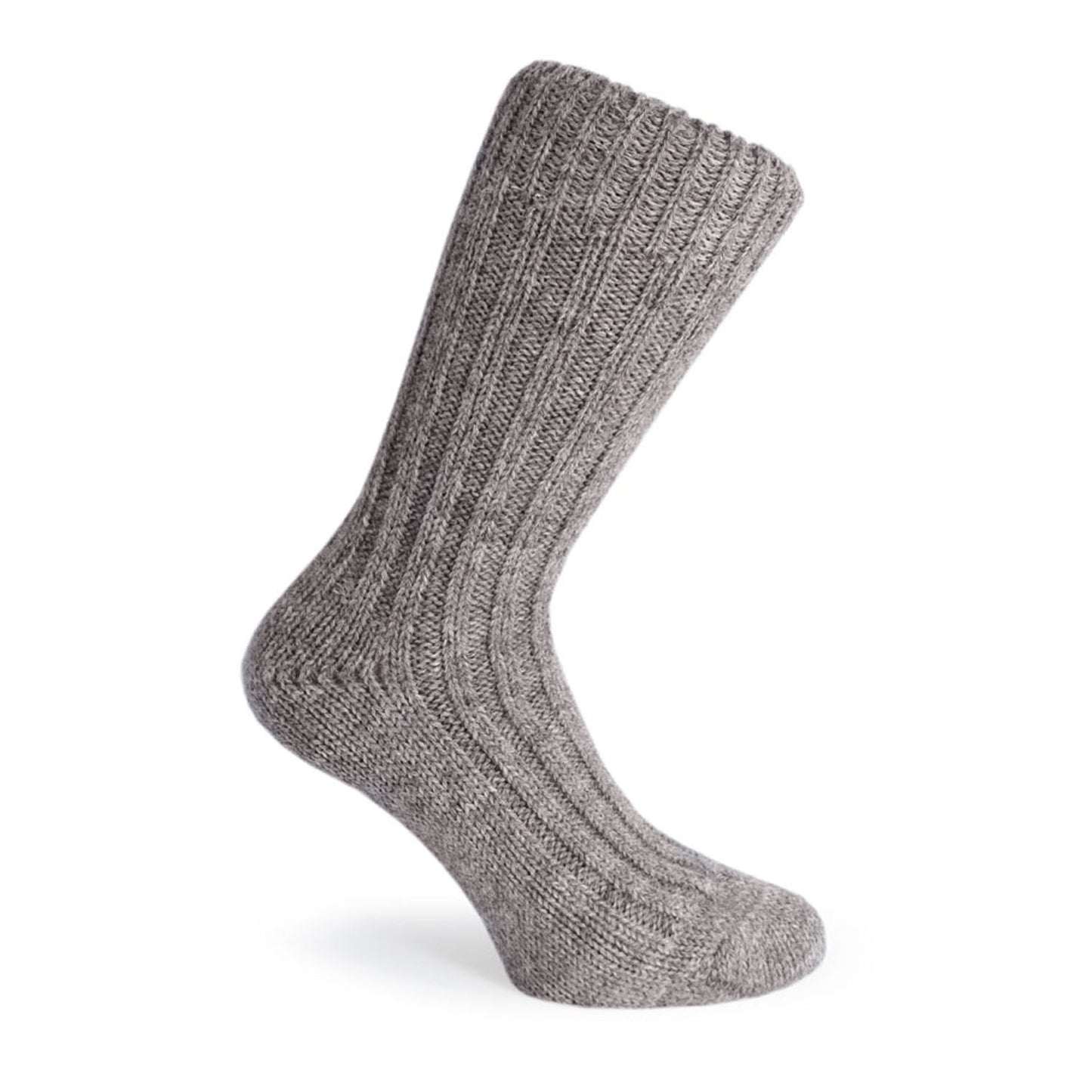 100% Wool Irish Aran Socks | Bracken