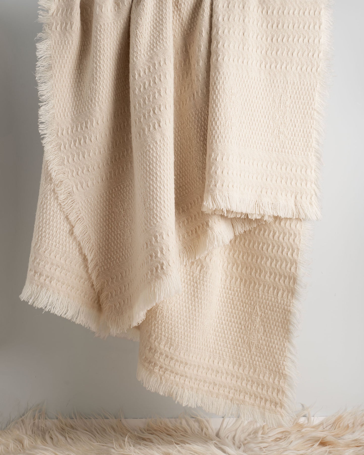 100% Wool Heavy Handwoven Blanket