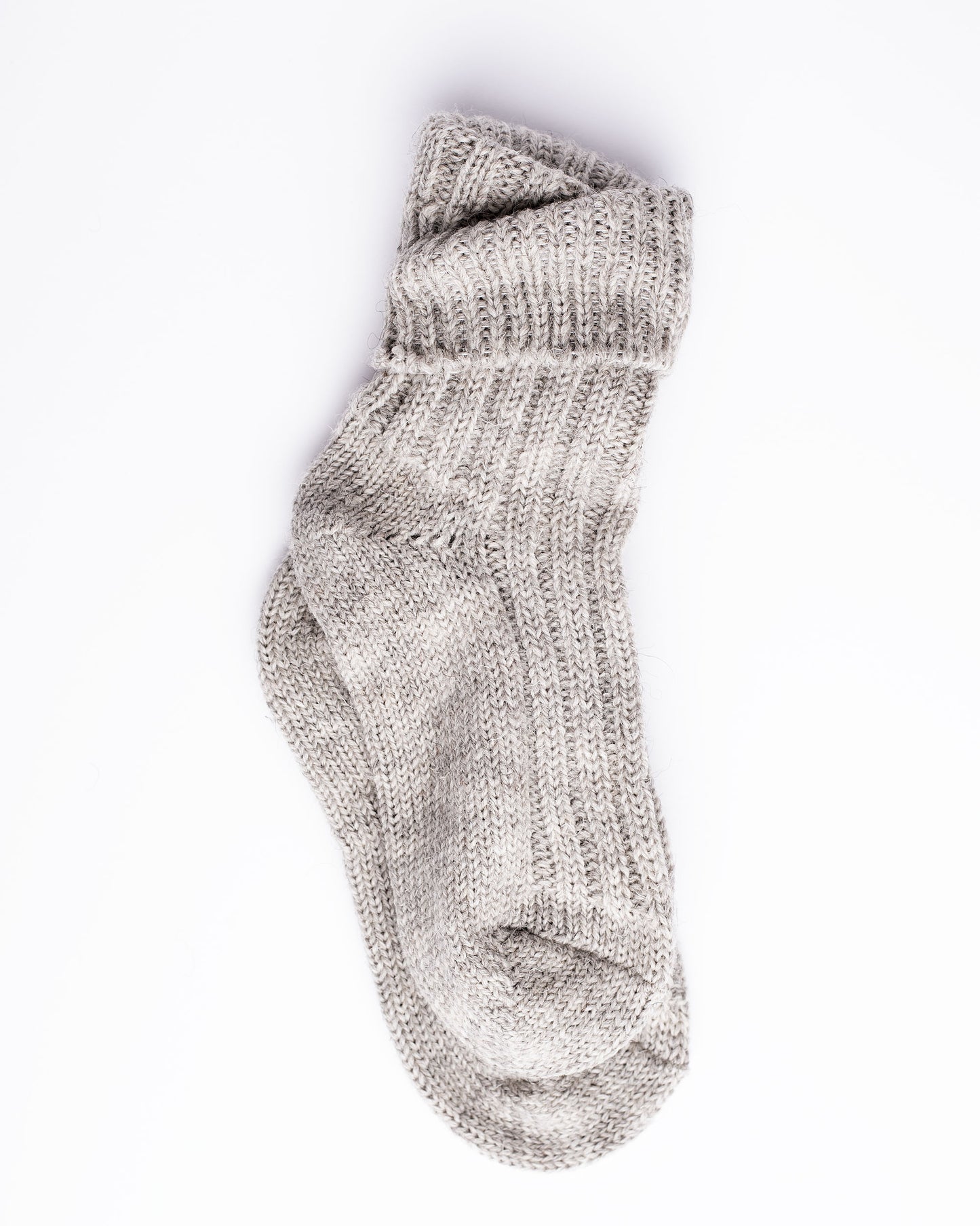 100% Wool Irish Aran Socks | Light Natural