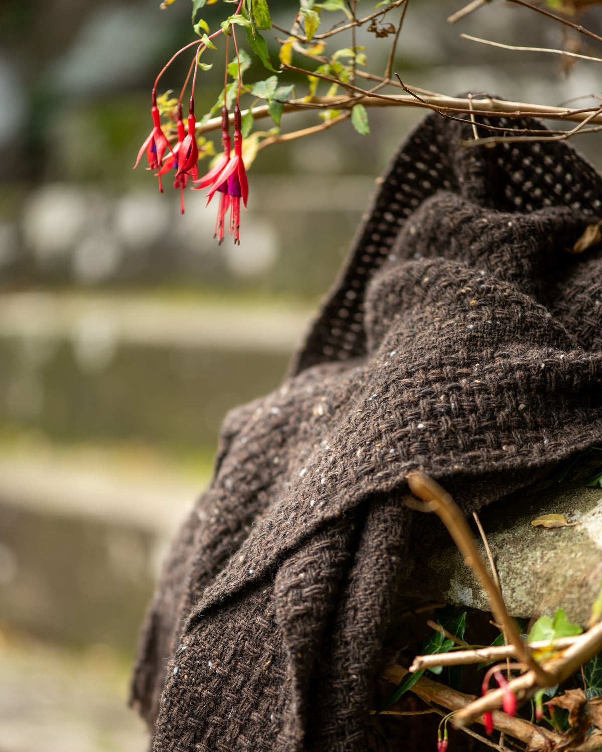 Donegal Merino Tweed Wool Scarf