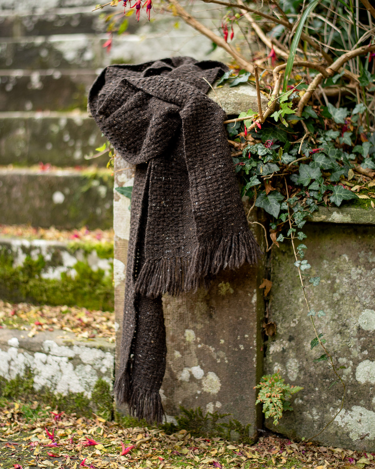 Donegal Merino Tweed Wool Scarf