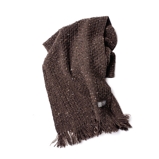 Donegal Merino Tweed Wool Scarf