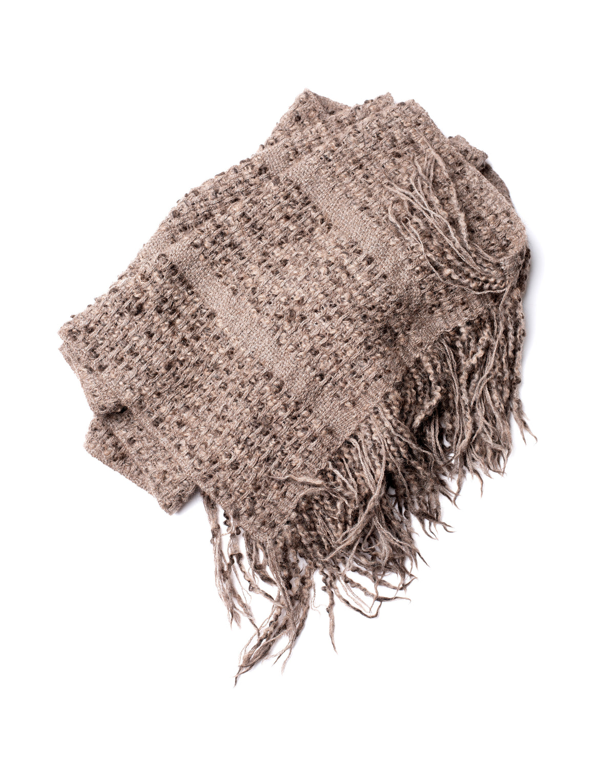 Merino & Alpaca Bouclé Shawl