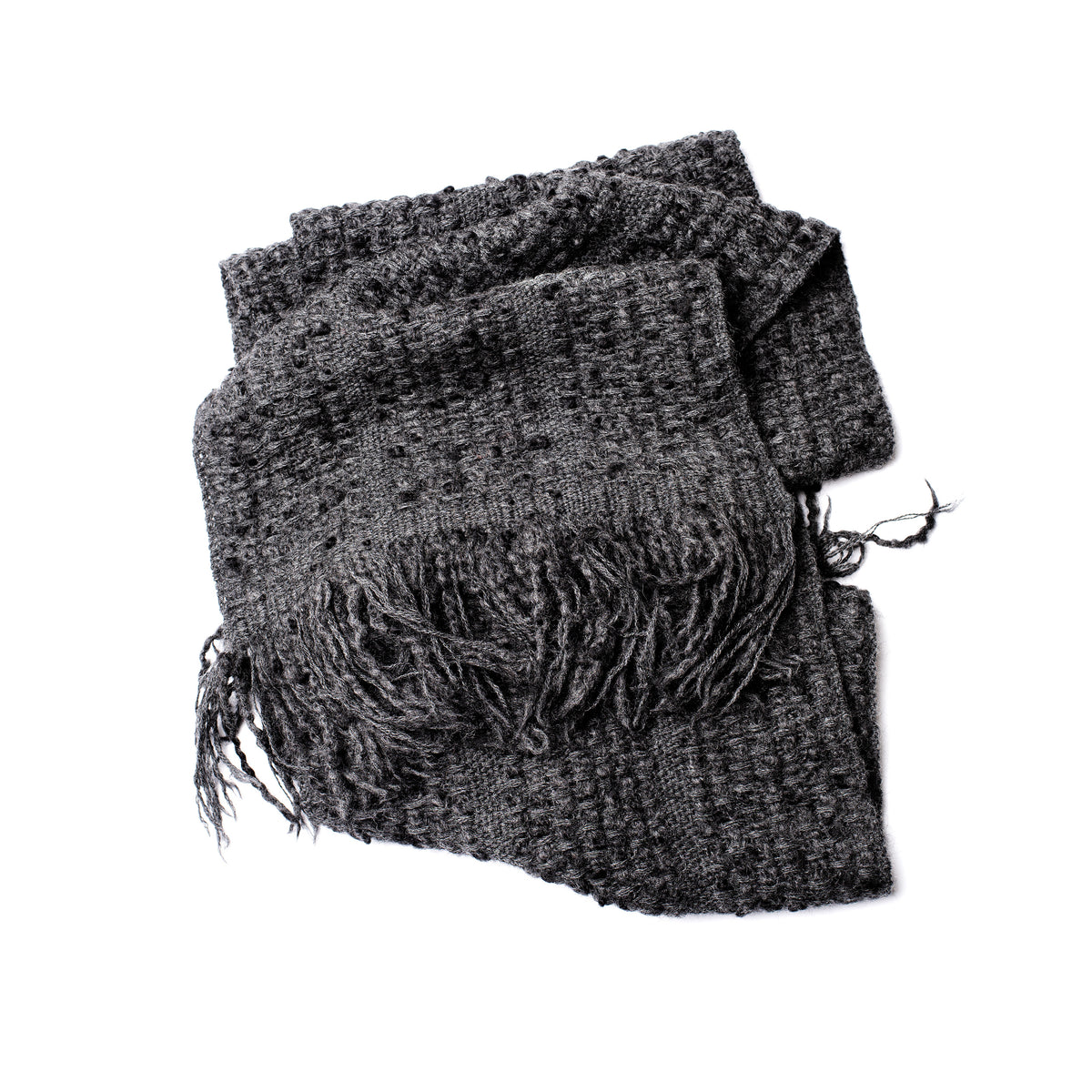 Merino & Alpaca Bouclé Scarf