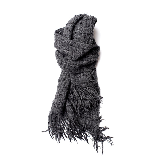 Merino & Alpaca Bouclé Scarf