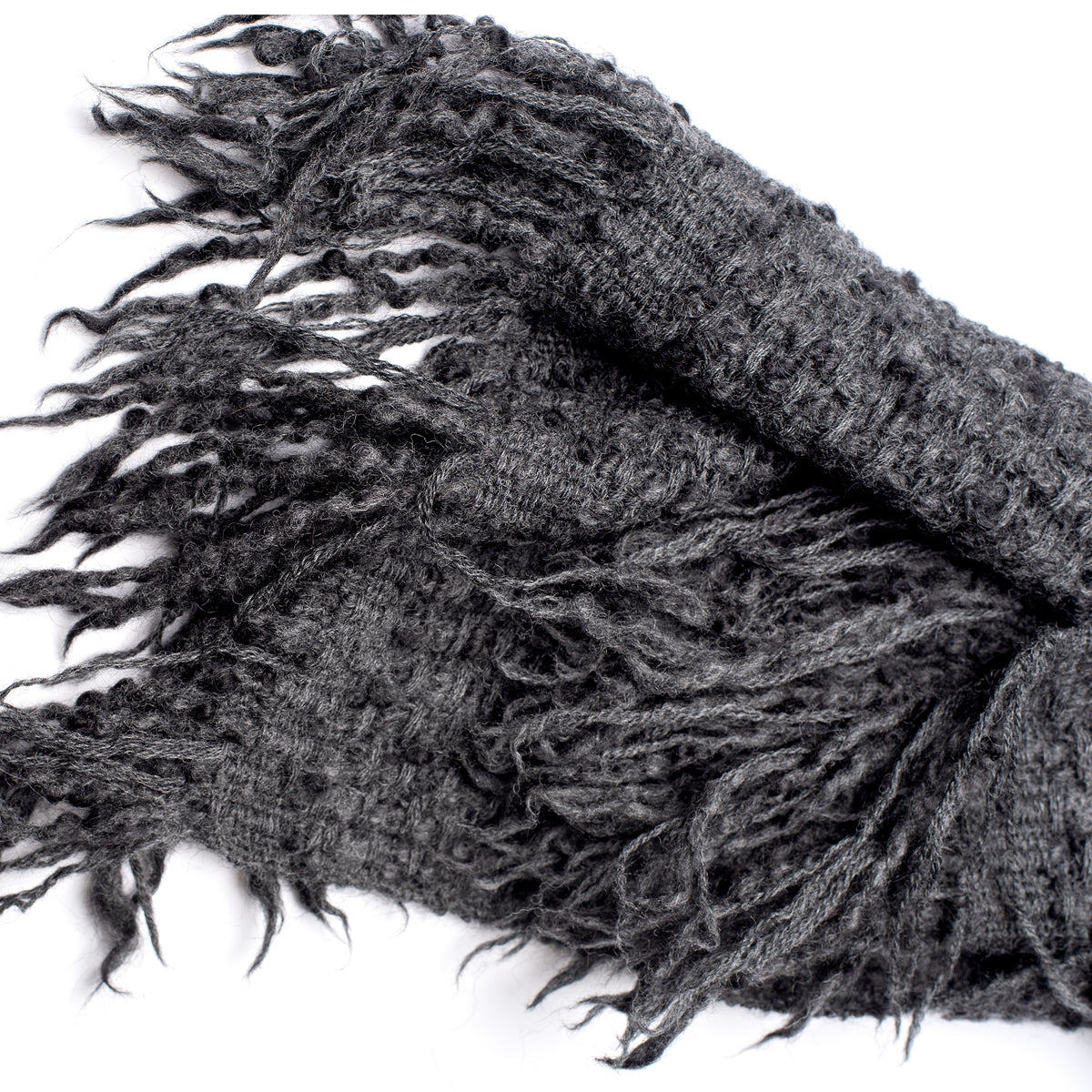 Merino & Alpaca Bouclé Scarf