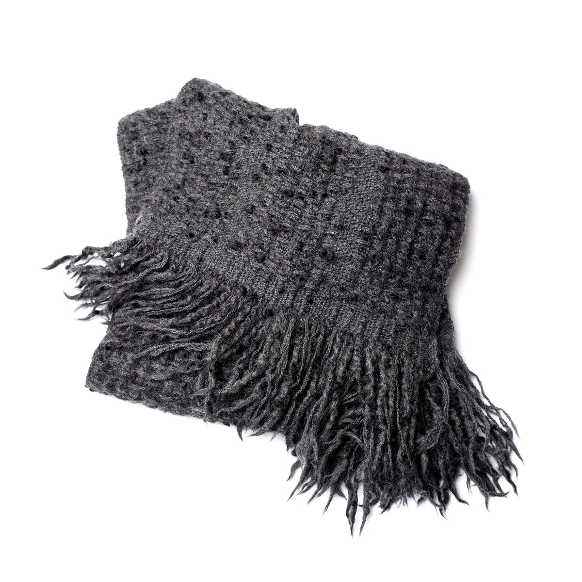 Merino & Alpaca Bouclé Scarf