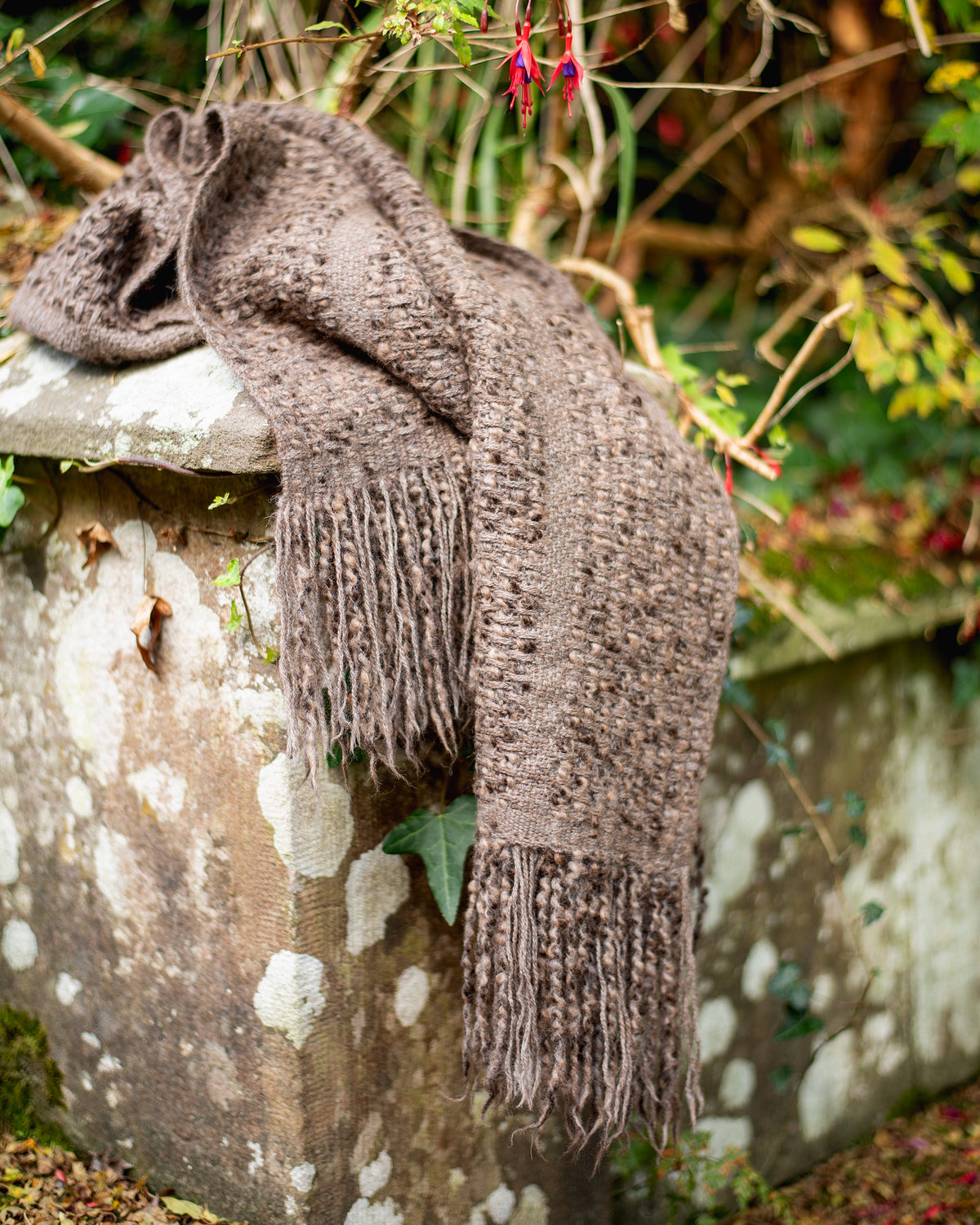 Merino & Alpaca Bouclé Shawl