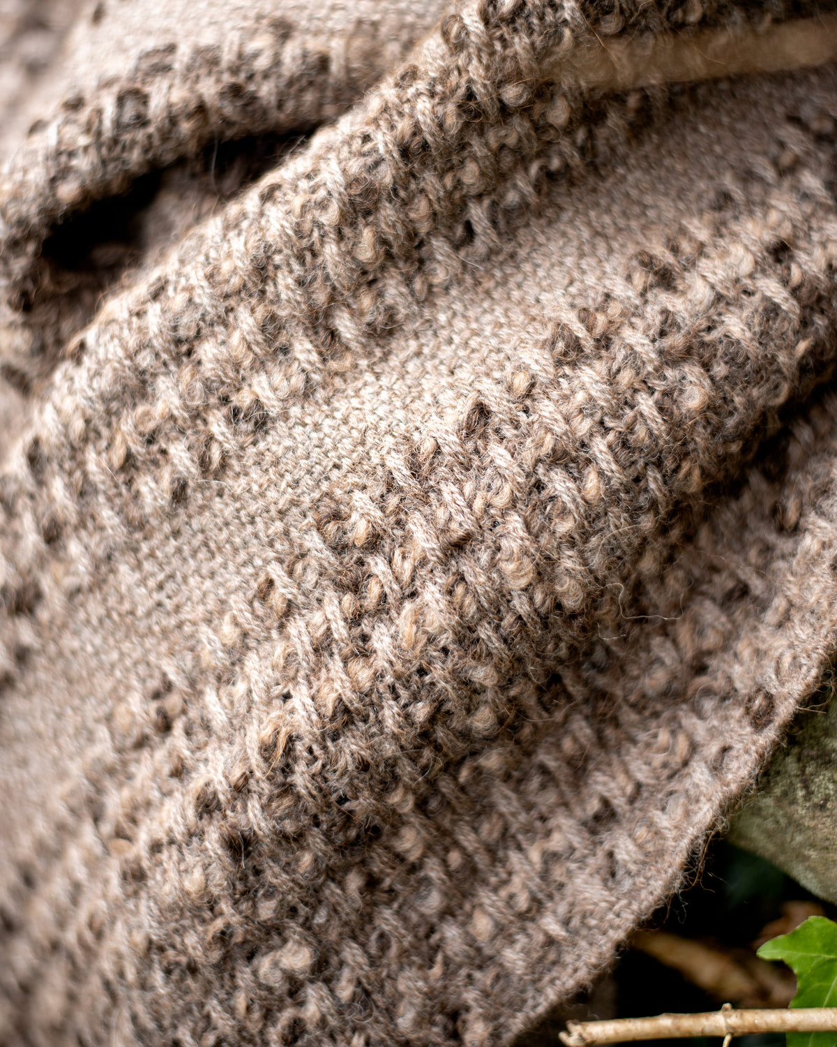 Merino & Alpaca Bouclé Shawl