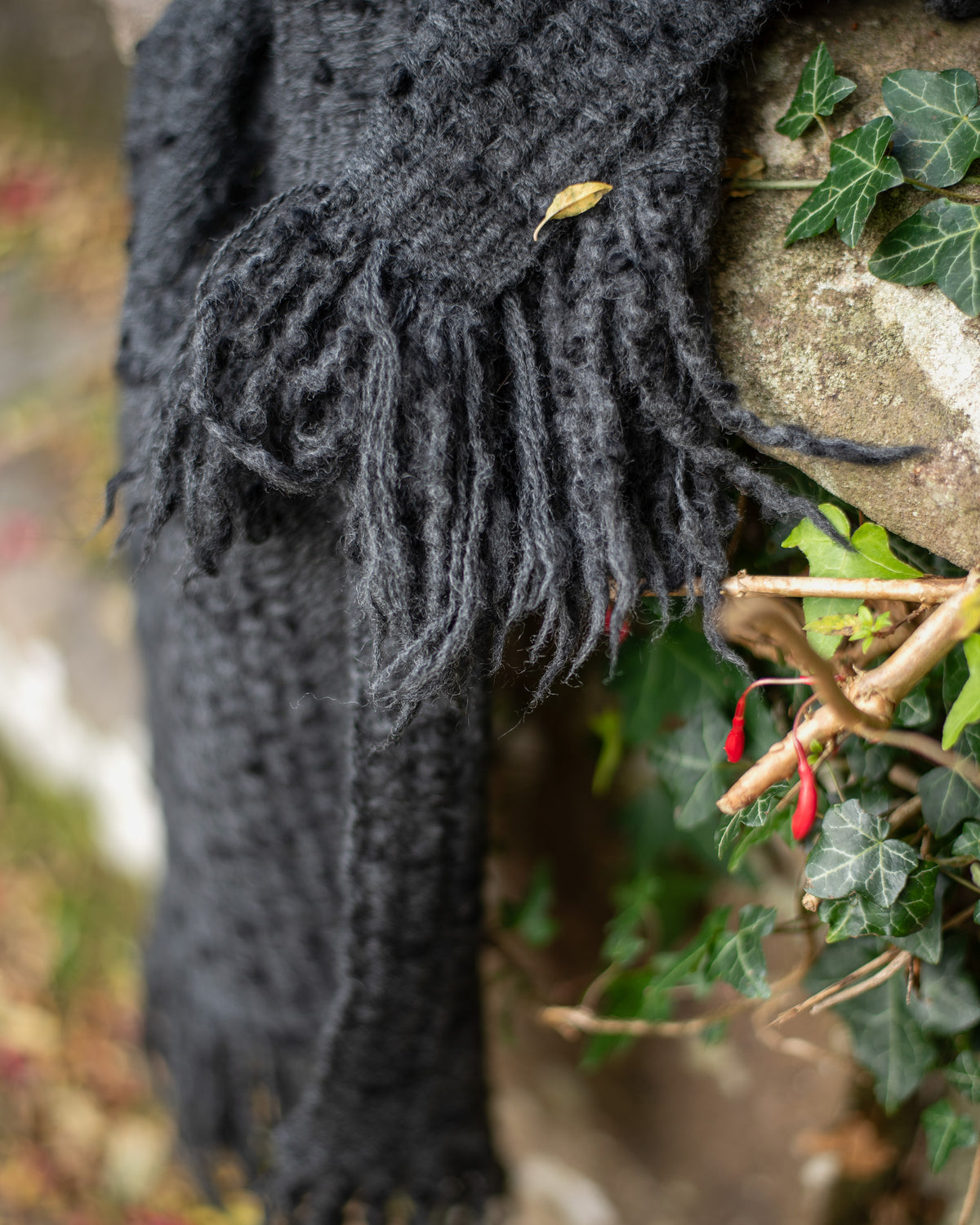 Merino & Alpaca Bouclé Scarf