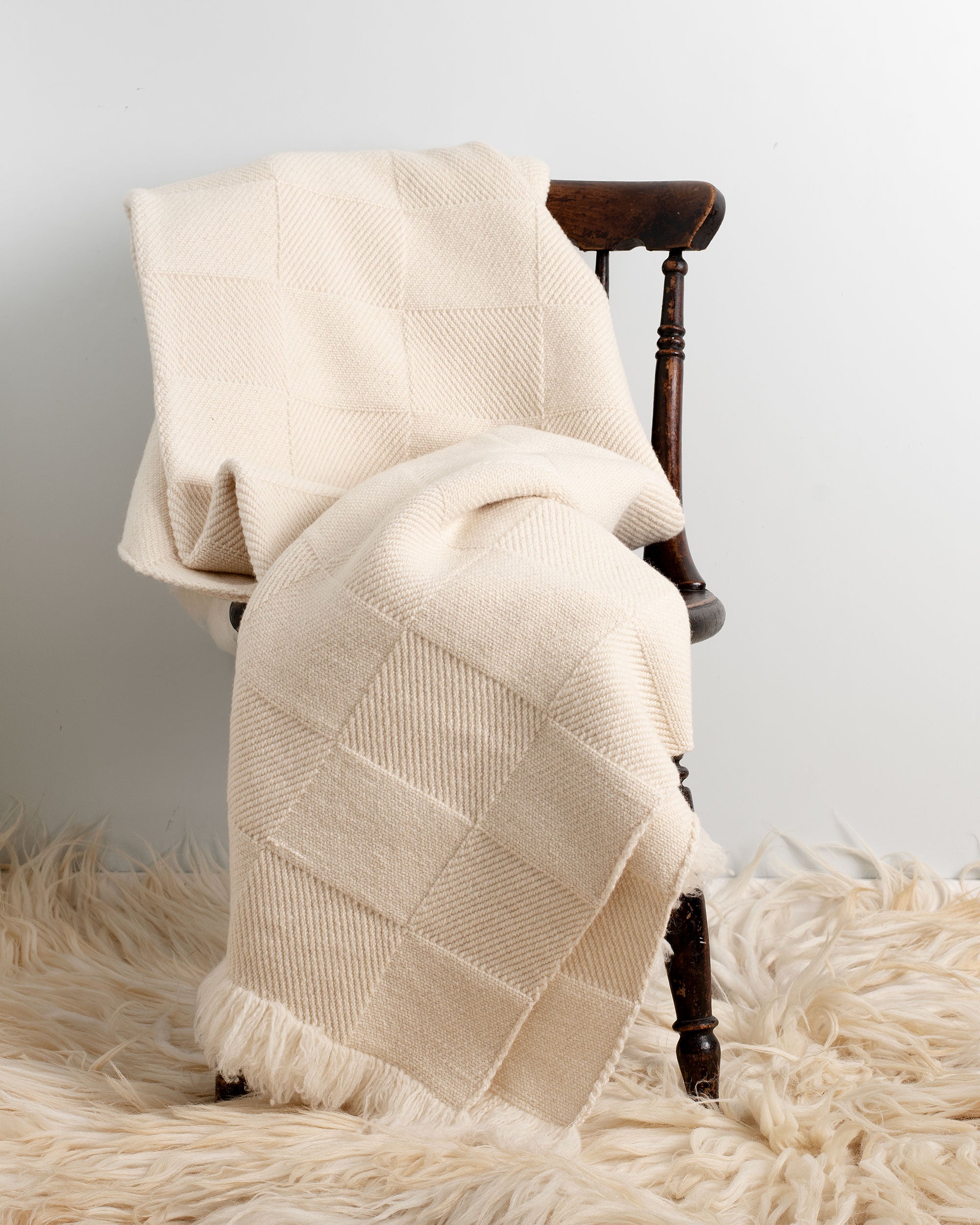 Heavyweight Merino Wool Throw Blanket – Luvian Woollens