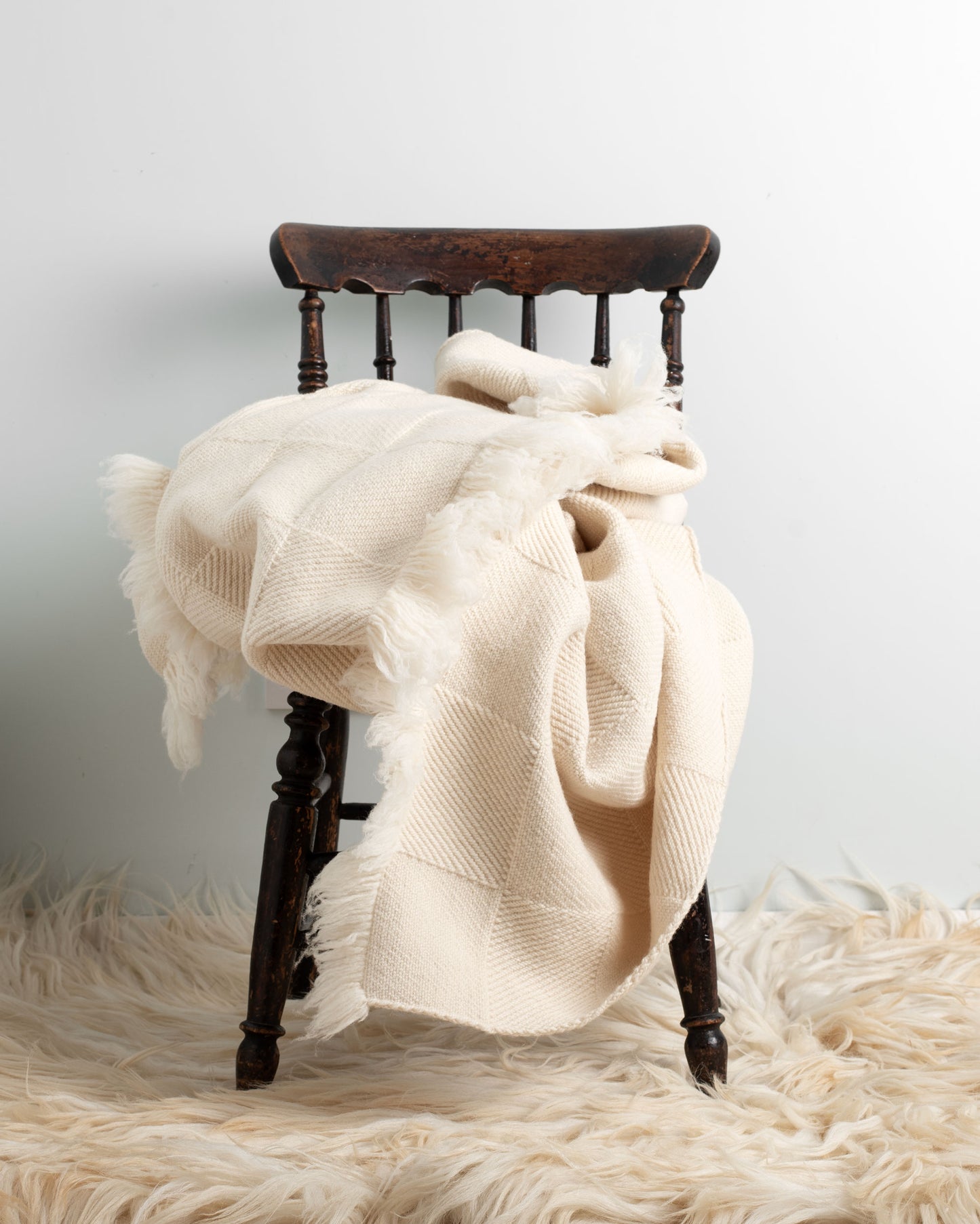 Heavyweight Merino Wool Throw Blanket